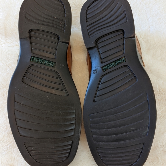 Great Condition: Josef Seibel Brown Leather  Slip-On Dress Shoes Size Me… main image 5